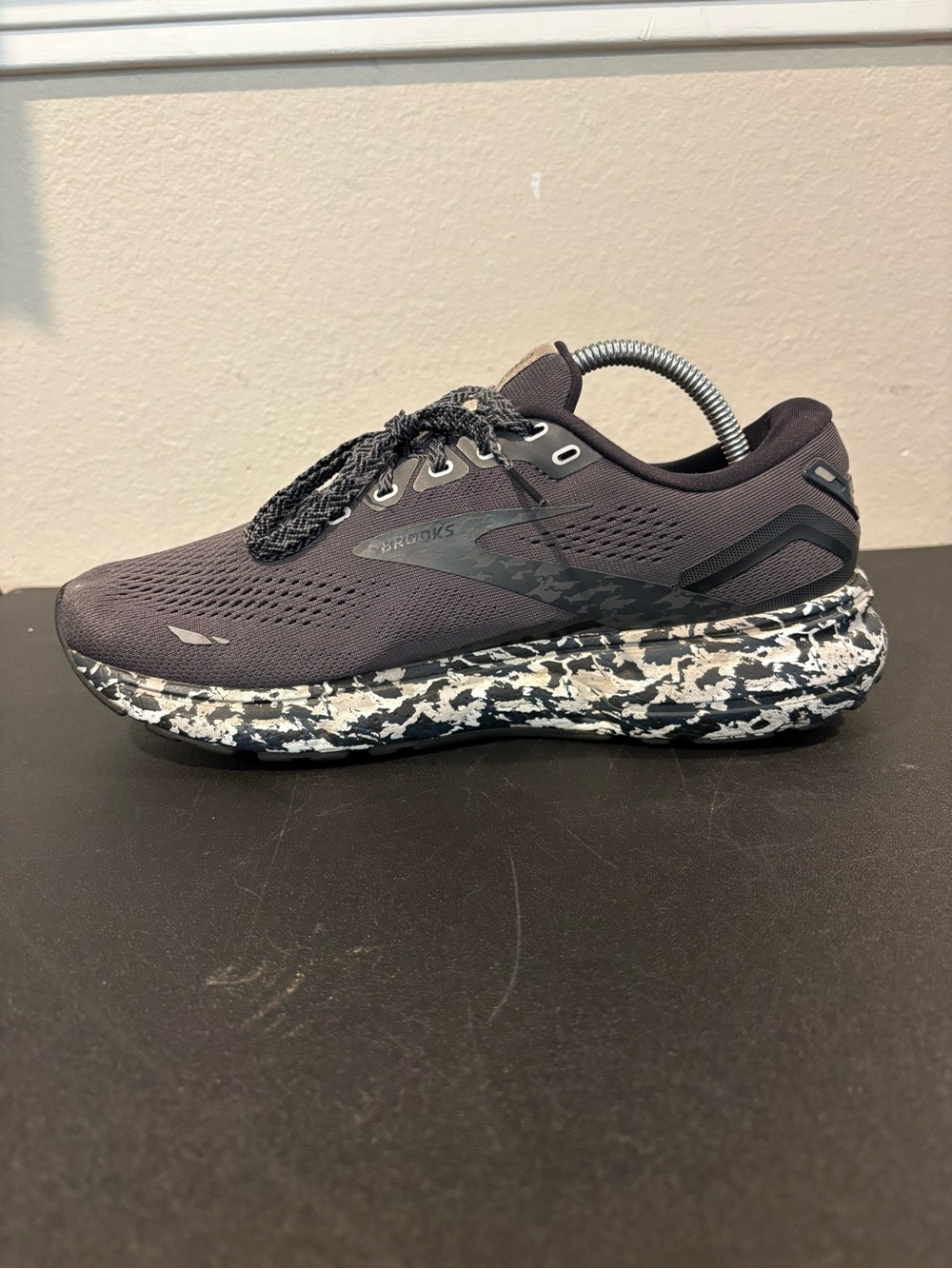 Brooks Women’s Ghost 15 Gray Black Marbled Running Shoes Size 10.5 Fast Shipping - Picture 4 of 9